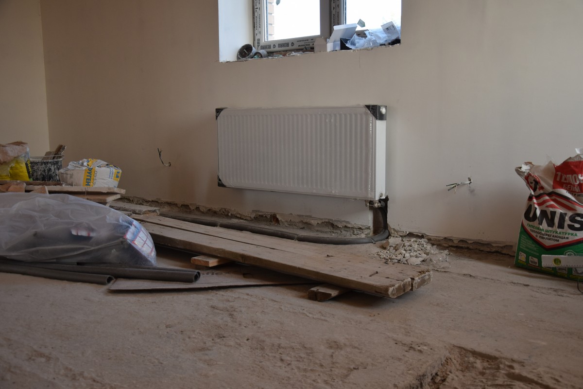 Дом 200 м² — монтаж отопления