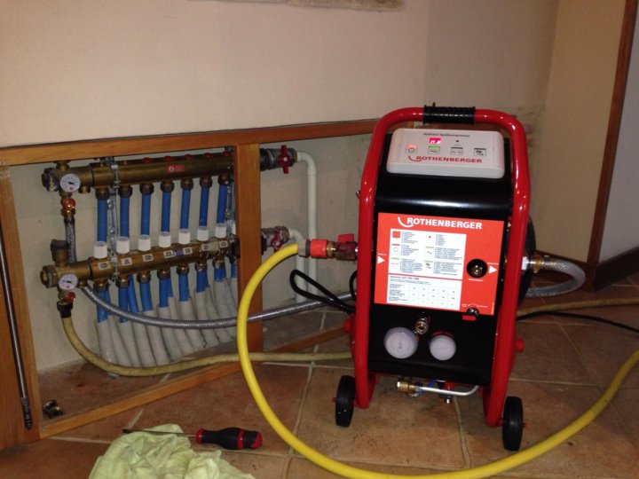 Промывка систем отопления и теплообменников